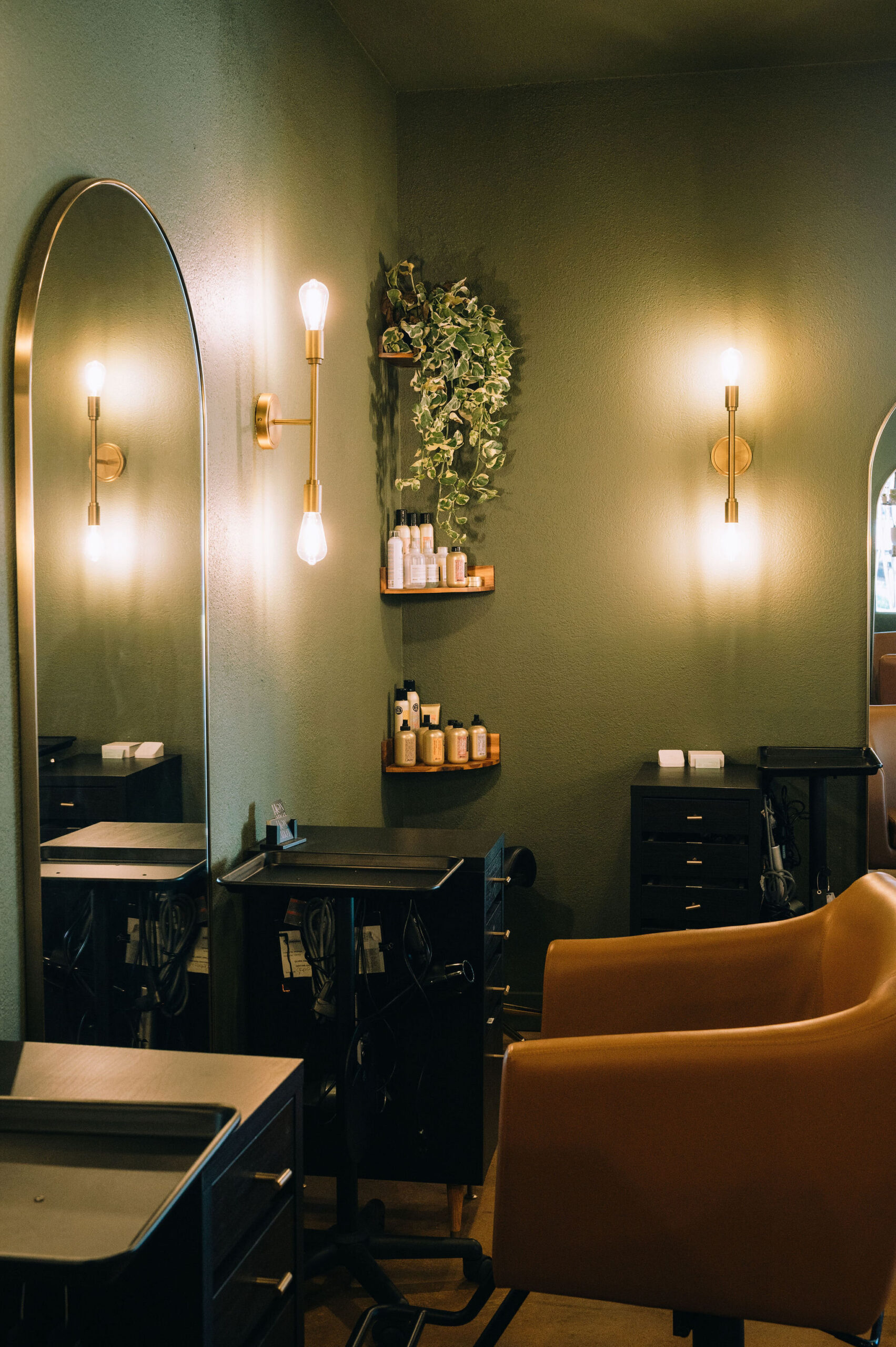 Color station at Monarch Studio, hair salon in College Area San Diego
